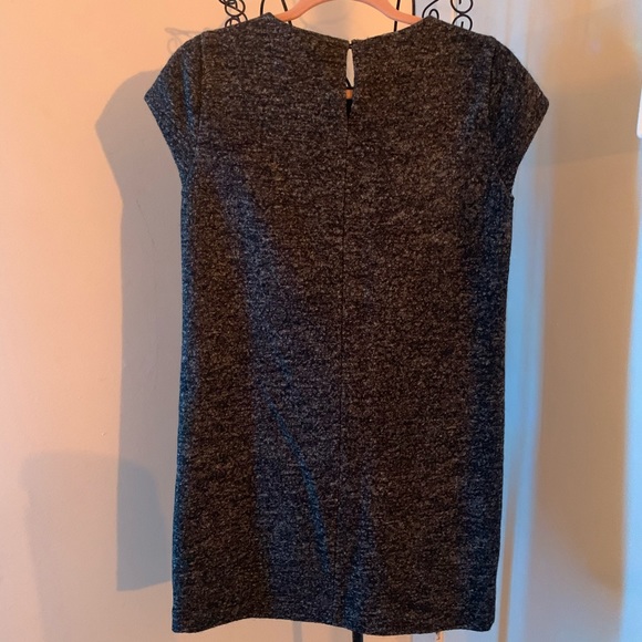 Madewell Wool Shift Dress with Leather Pockets NWT - Picture 4 of 6